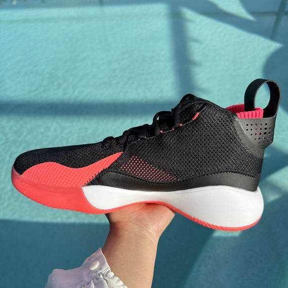 MEN\'S adidas D Rose 773 Black Signal Pink Basketball Shoes FW8663 main image 8